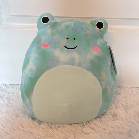Ferdie the Frog 11” Tie Dye squishmallow - Picture 1 of 3